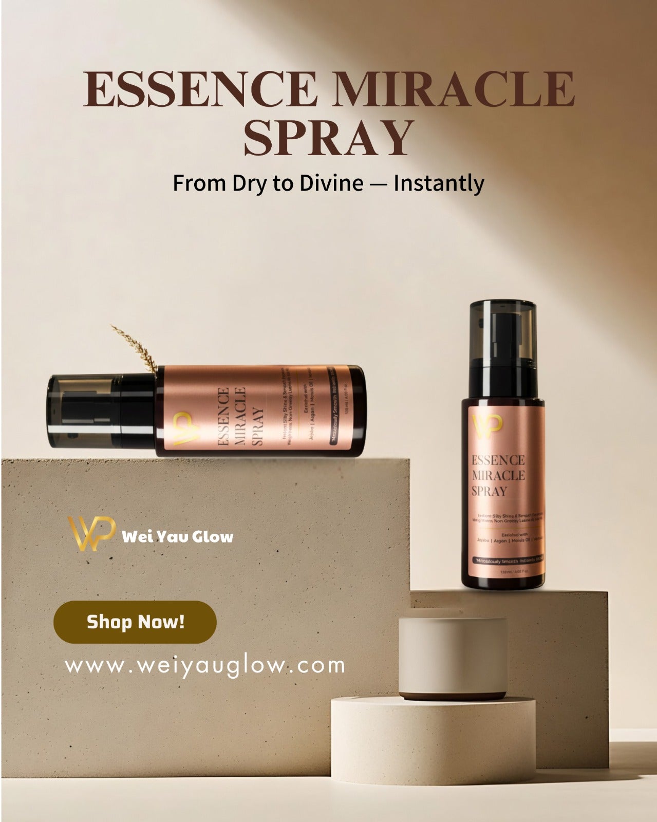 WP Miracle Essence Spray. Instant Hair Repair & Shine (120 ml)