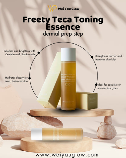 Freety Lab Teca Toning Essence 120 ml – Centella & Niacinamide Hydrating Brightening Prep Essence
