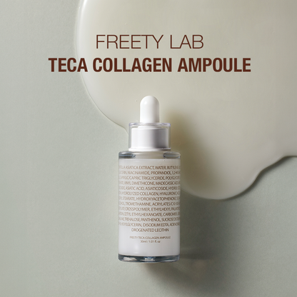 Freety Lab Teca Collagen Ampoule 30 ml – Deep Repair & Firming Serum with Centella & Nano Collagen